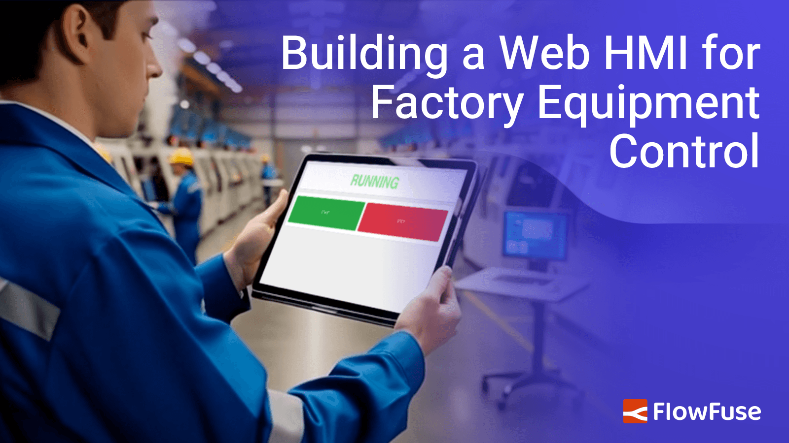 Web HMI dashboard for factory